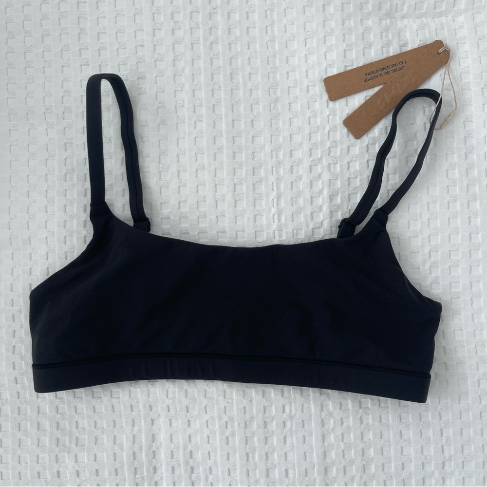 SOLD SKIMS Fits Everybody Scoop Bralette Onyx - Picture 2 of 4